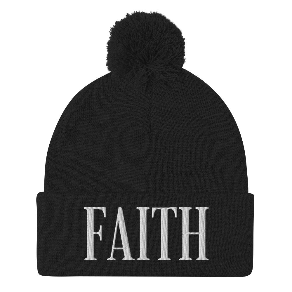 Faith Pom-Pom Beanie