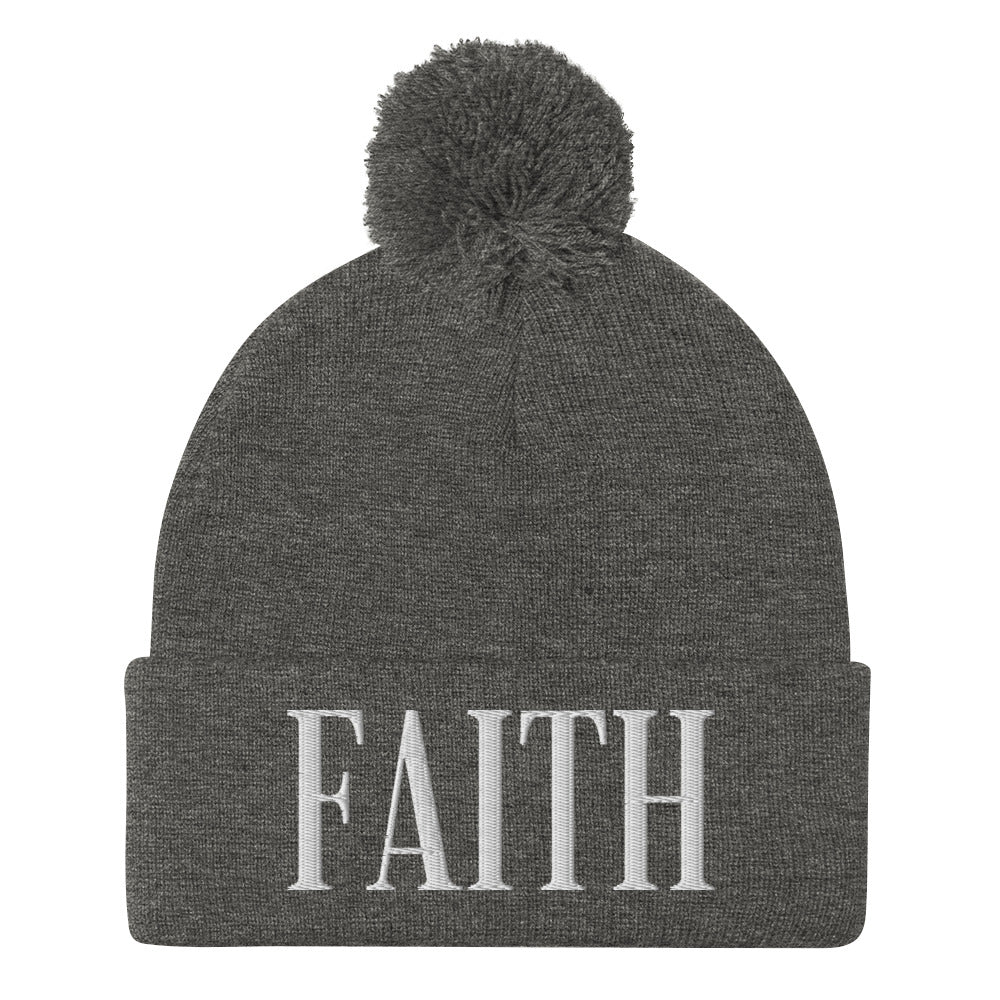 Faith Pom-Pom Beanie