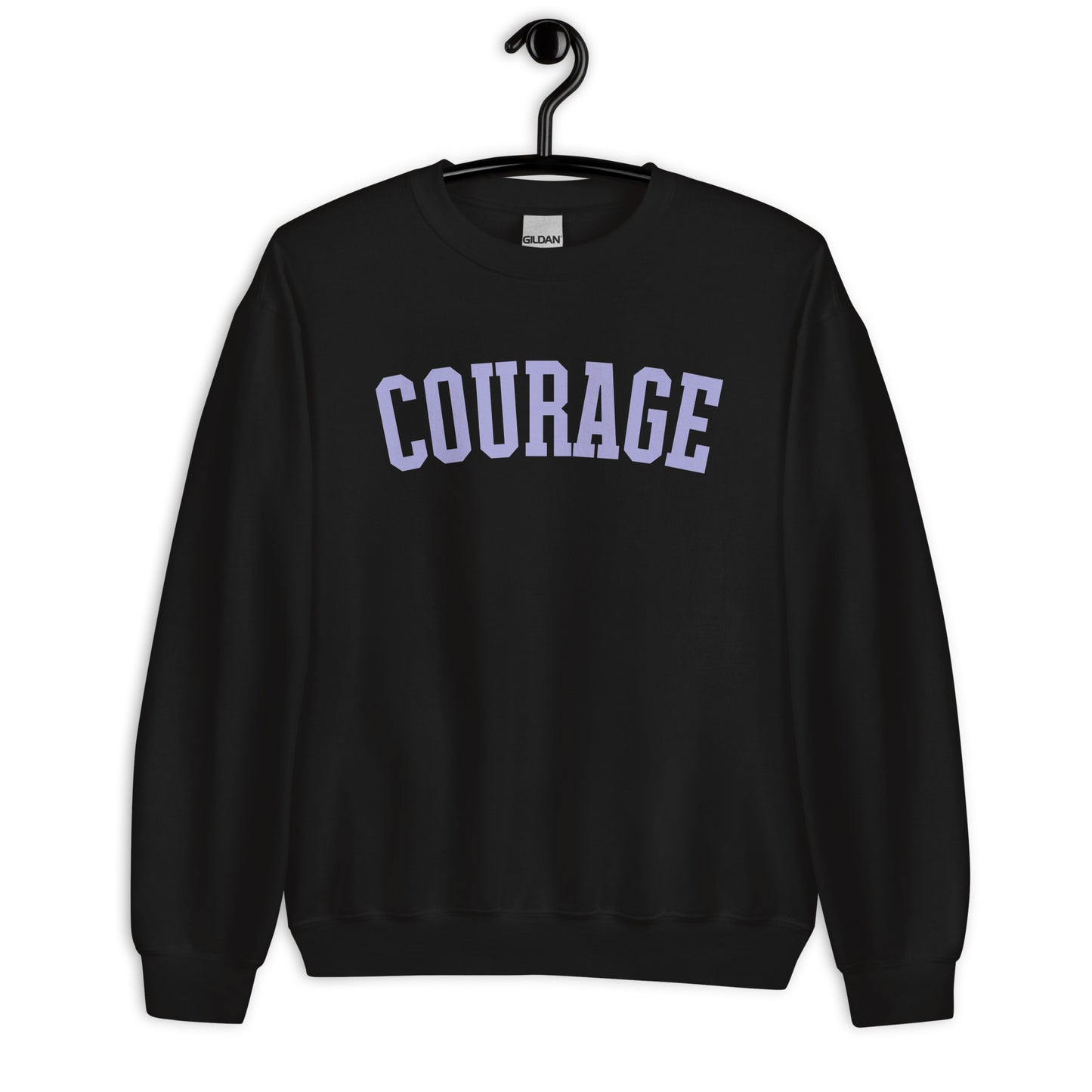 Courage Varsity Sweatshirt | Pastel Purple