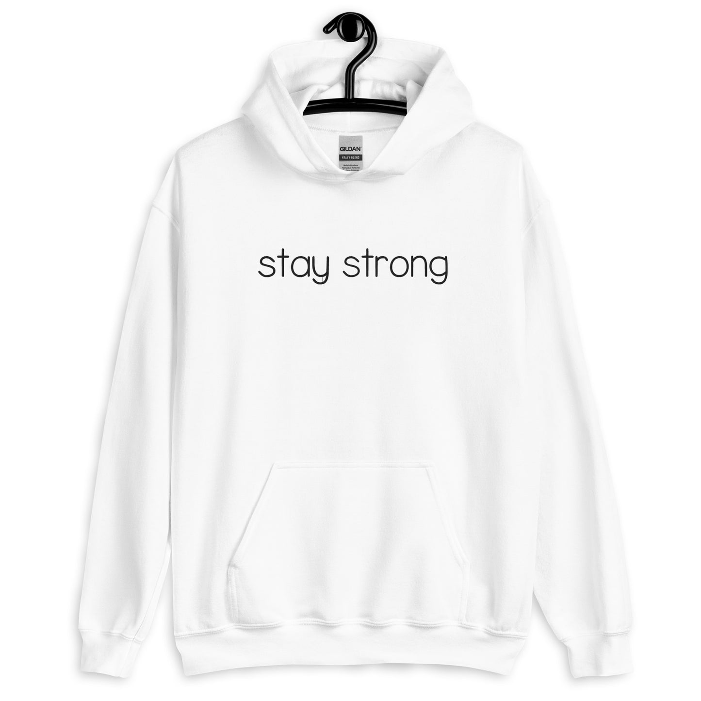 Stay Strong Embroidered Hoodie
