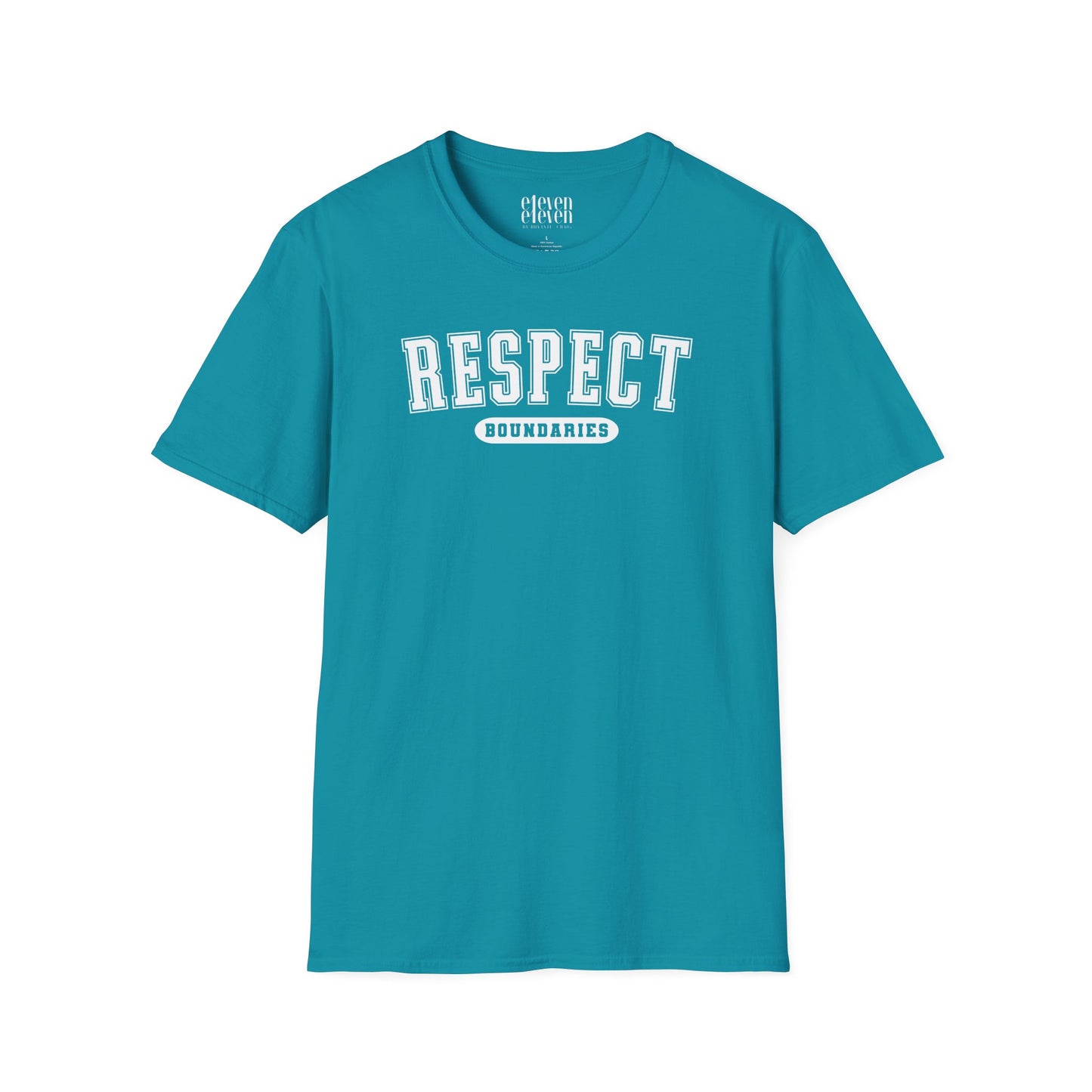 Respect Boundaries Varsity T-Shirt