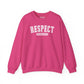 Respect Boundaries Varsity Sweatshirt