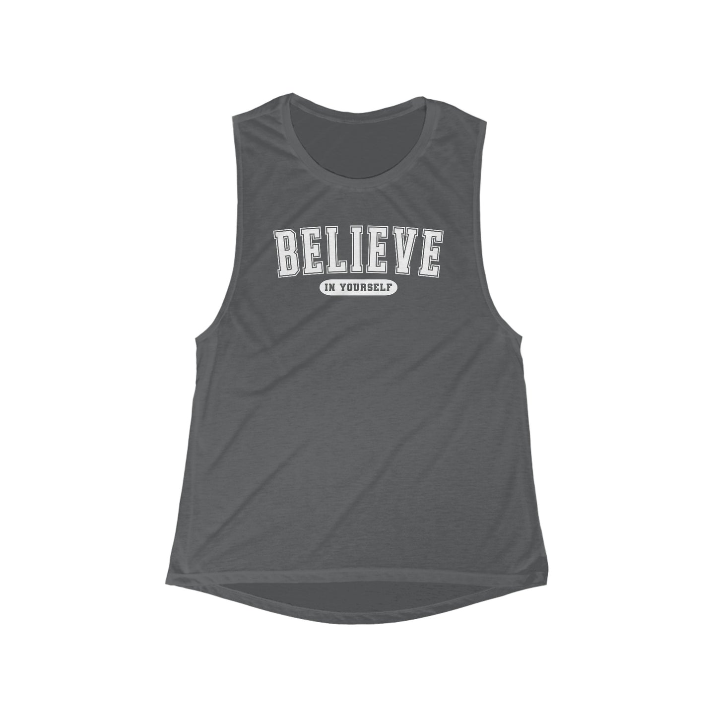 Believe in Yourself Varsity Muscle Tank