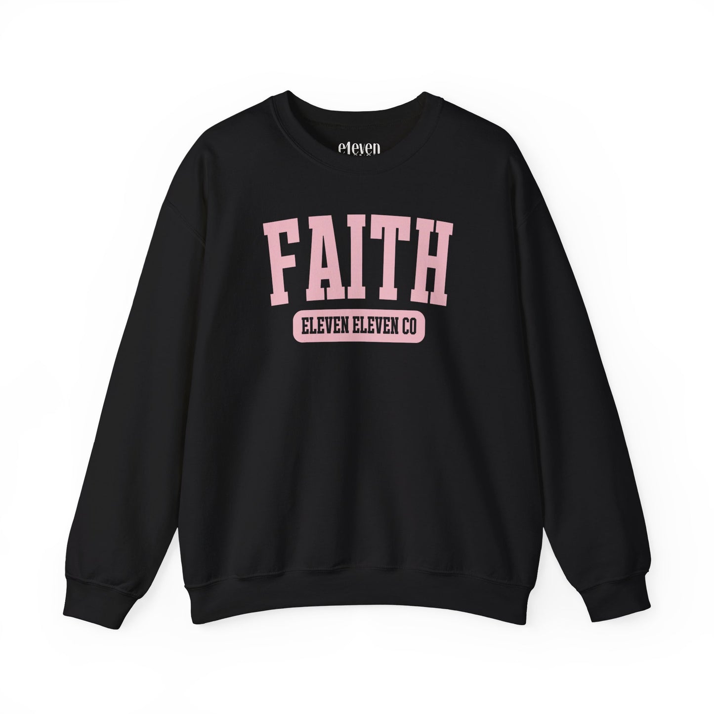 Faith Varsity Sweatshirt | Light Pink