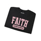 Faith Varsity Sweatshirt | Light Pink