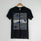 Good Vibes Pattern Tee | Blue Butterflies