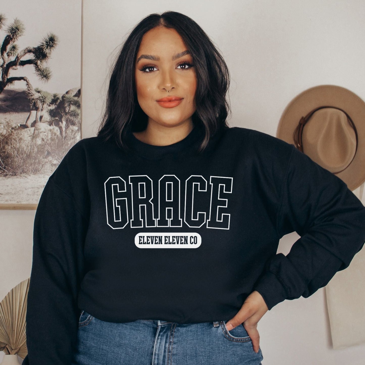 Grace Varsity Sweatshirt