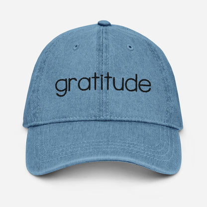 Gratitude Denim Hat