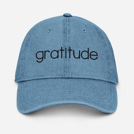 Gratitude Denim Hat