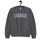 Courage Varsity Sweatshirt | Pastel Purple