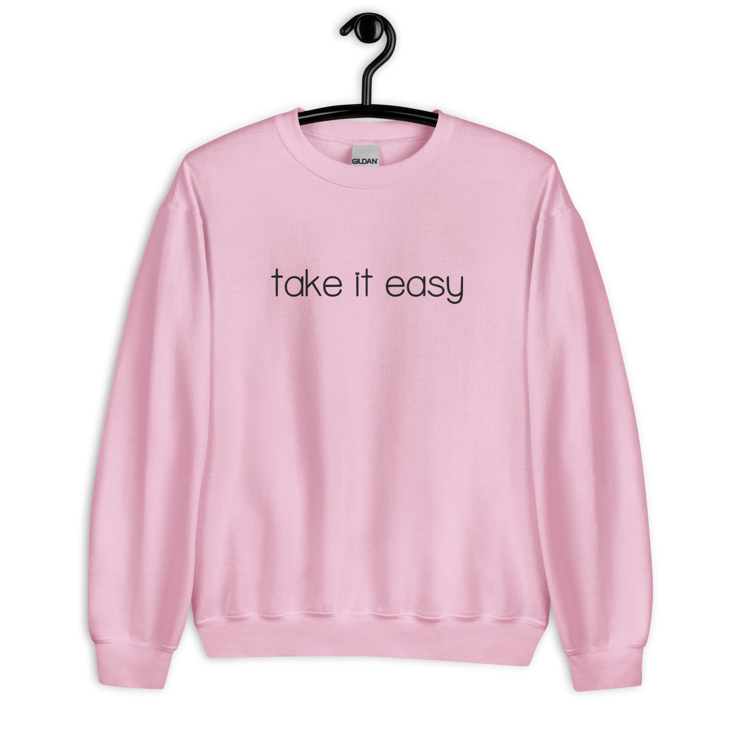 Take It Easy Embroidered Sweatshirt