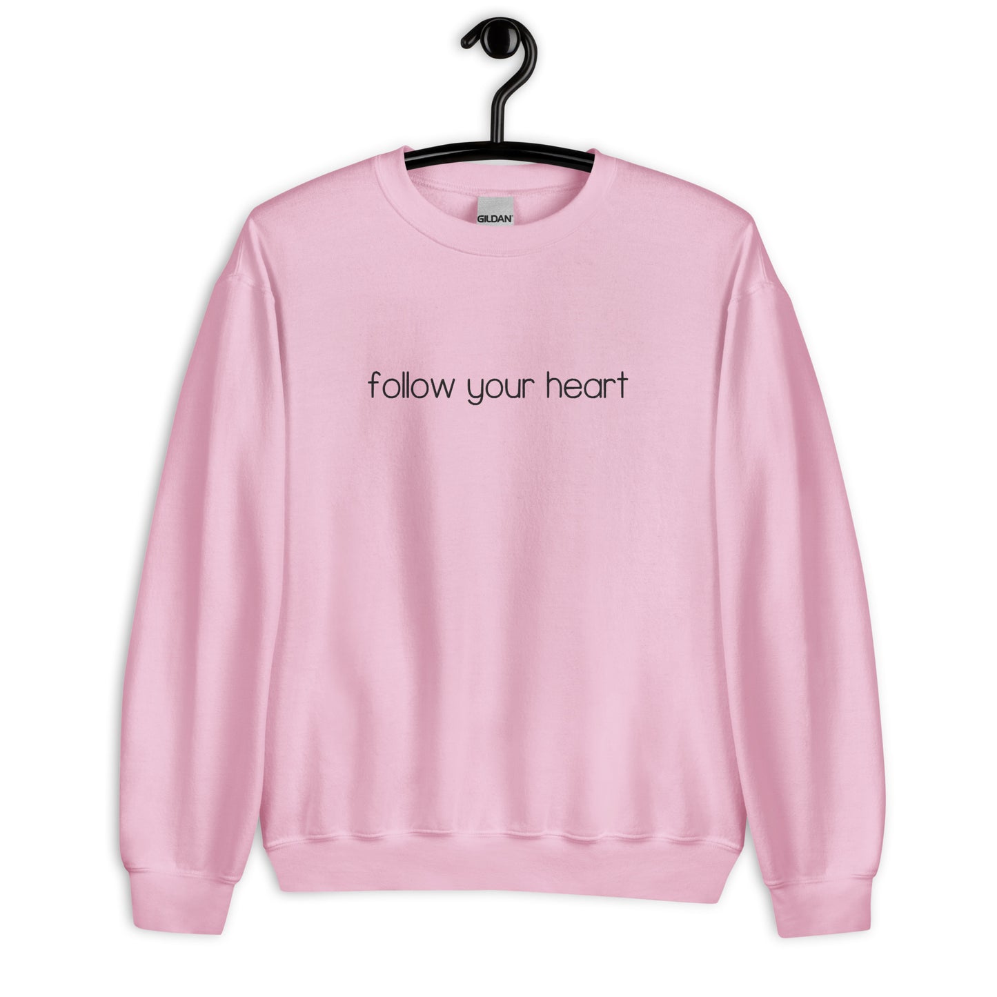 Follow Your Heart Embroidered Sweatshirt