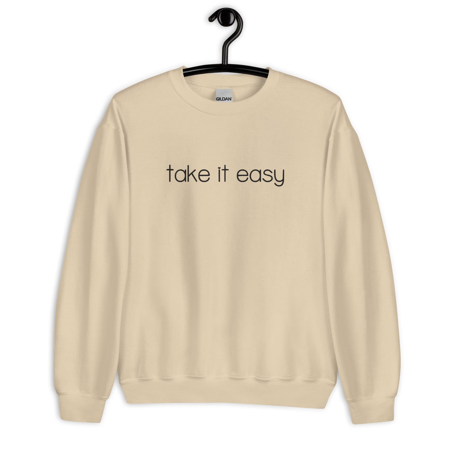 Take It Easy Embroidered Sweatshirt