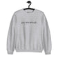 You Are Enough Embroidered Sweatshirt