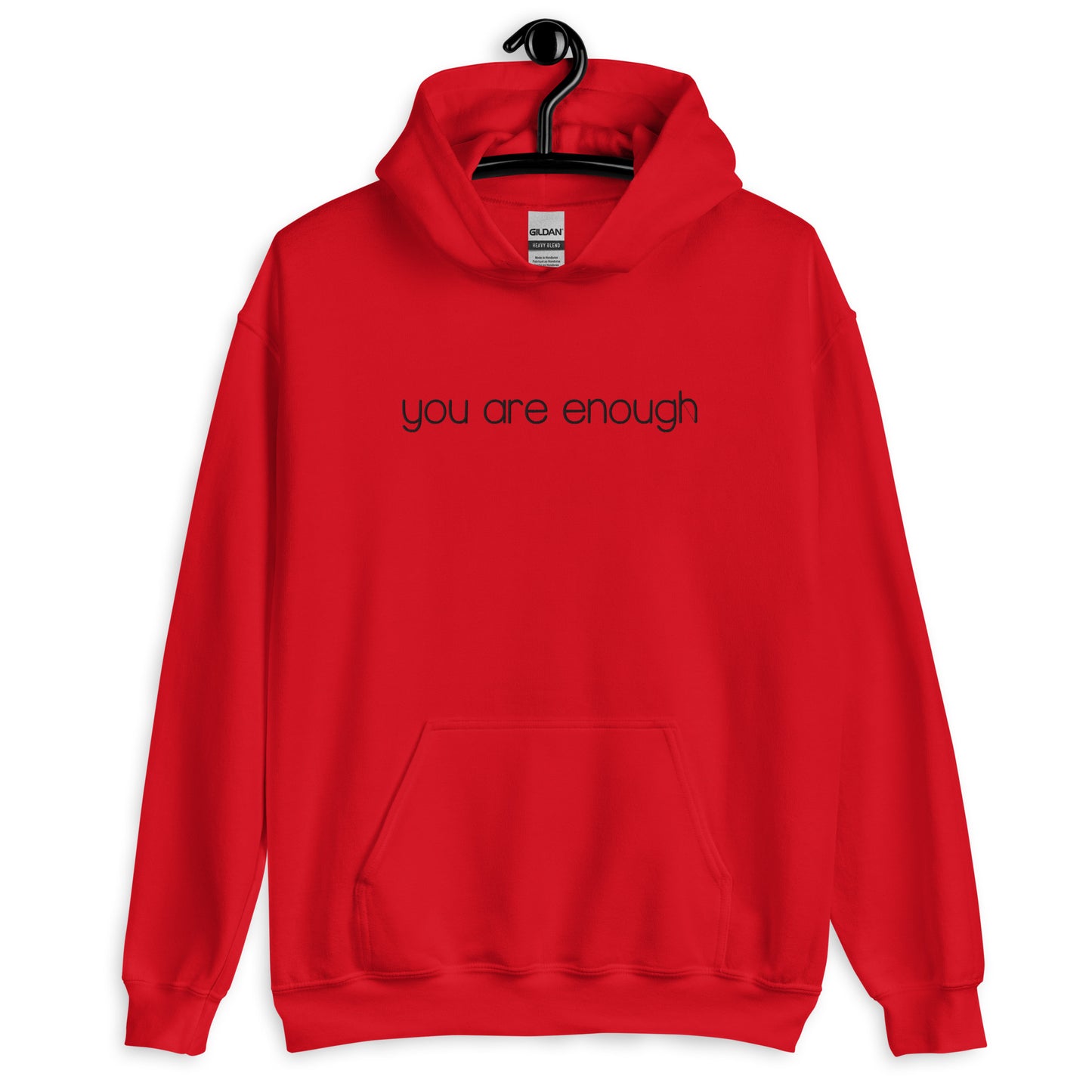 You Are Enough Embroidered Hoodie