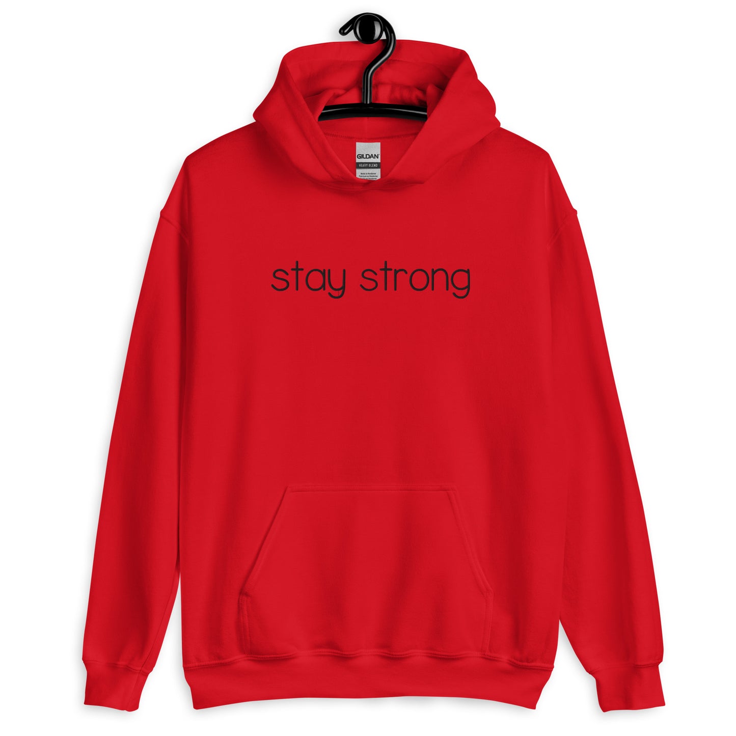 Stay Strong Embroidered Hoodie